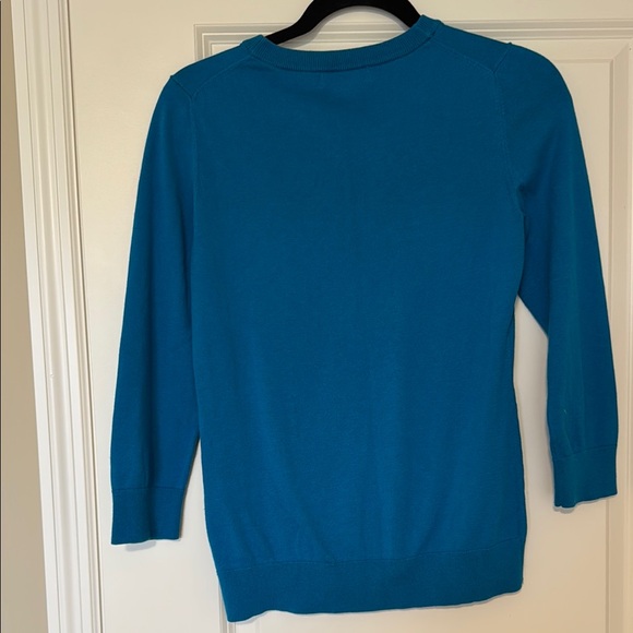 Banana Republic Blue Women's Sweater Medium - Picture 5 of 8